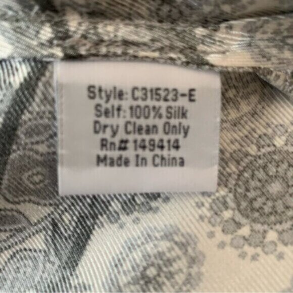 NWT Johnny Was Corey Twill Silk Dress - Picture 12 of 12
